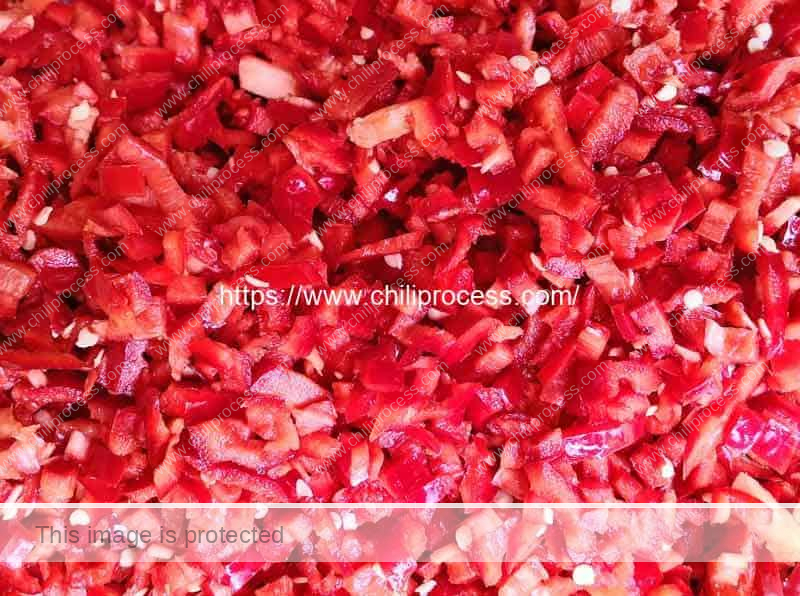 Fresh-Chili-Chopping-Cutting-Machine-Result
