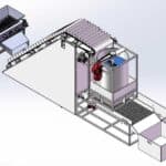 Automatic Bell Pepper Crushing and Seeds Separating Removing Machine