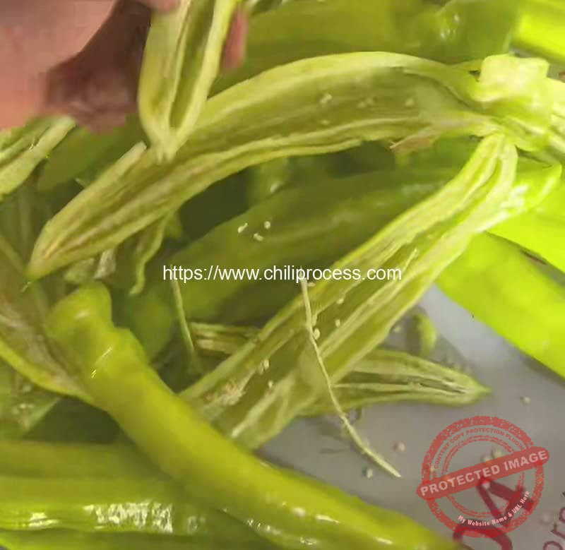 High-Speed-Chili-Pepper-Half-Dividing-Cutting-Machine-Result