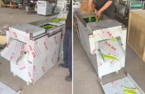 High Speed Chili Pepper Half Dividing Cutting Machine High Speed Chili Pepper Half Dividing Cutting Machine