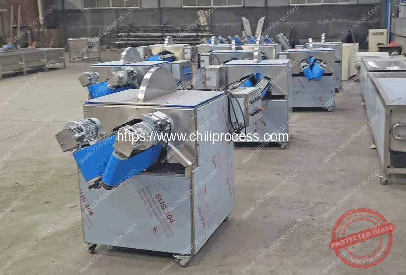 Automatic Fresh Chili Jalapeno Middle Half Cutting Machine Automatic-Fresh-Chili-Jalapeno-Middle-Half-Cutting-Machine