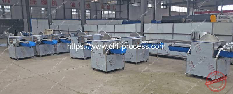 Automatic Fresh Chili Pepper Jalapeno Dividing Cutting Machine Automatic-Fresh-Chili-Pepper-Jalapeno-Dividing-Cutting-Machine