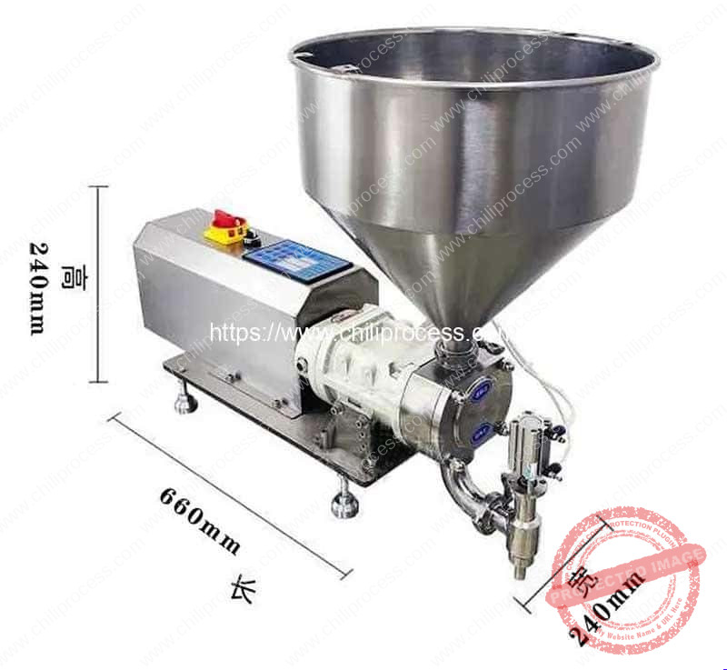 Rotor Pump Type Dry Granular Chili Paste Sauce Filling Machine for Sale Rotor-Pump-Type-Dry-Granular-Chili-Paste-Sauce-Filling-Machine-for-Sale